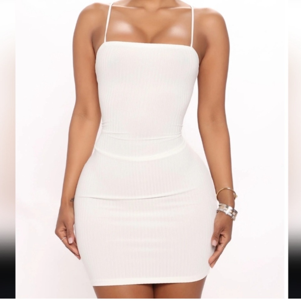NWT Fashion Nova Small Loryanne Ribbed Mini Dress